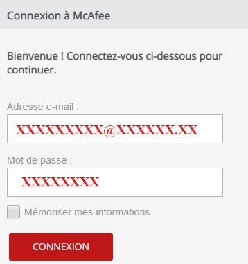 mcafee mon espace client.